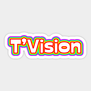 T'Vision Sticker